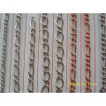 china supplier wholesale cheap iron material metal chain for keychain